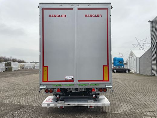 Hangler 3-aks gardintrailer folde-/slædelift + hævetag Curtain-Sider - 3
