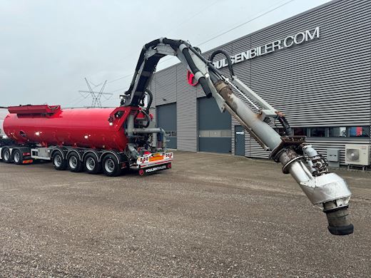 A.P. Gyllevogne 4-aks 38m3 gylletrailer biogas Gülle Auflieger - 16