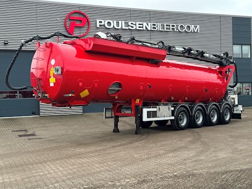 A.P. Gyllevogne 4-aks 38m3 gylletrailer biogas Gülle Auflieger - 1