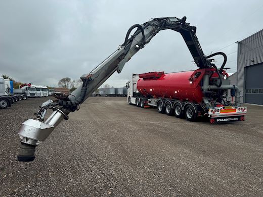 A.P. Gyllevogne 4-aks 38m3 gylletrailer biogas Gülle Auflieger - 15