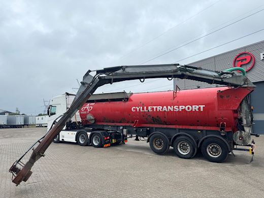 A.P. Gyllevogne 3-aks 34m3 gylletrailer/vandtrailer Gülle Auflieger - 15