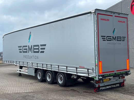 Hangler 3-aks mega gardintrailer hævetag Curtain-Sider - 2