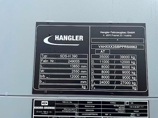 Hangler 3-aks mega gardintrailer hævetag Curtain-Sider - 14