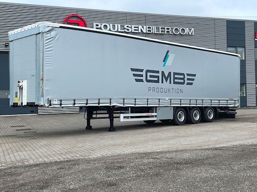 Hangler 3-aks mega gardintrailer hævetag Curtain-Sider - 1