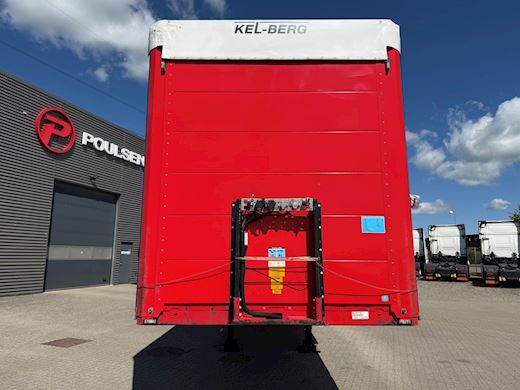 Kel-Berg 3-aks gardintrailer hårdttræ + kæpstokke Gardin - 6