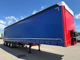 Kel-Berg 3-aks gardintrailer hårdttræ + kæpstokke Gardin - 5