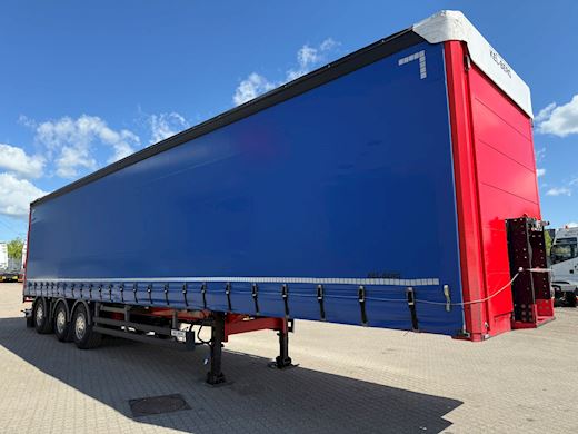 Kel-Berg 3-aks gardintrailer hårdttræ + kæpstokke Gardin - 5