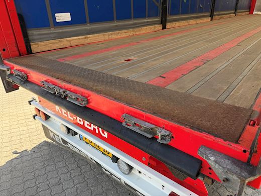 Kel-Berg 3-aks gardintrailer hårdttræ + kæpstokke Gardin - 9