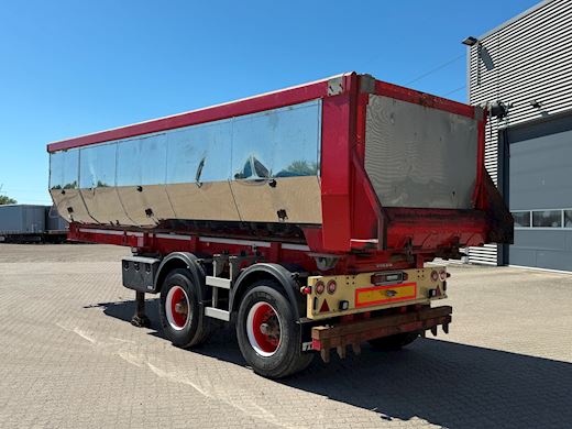 KLC Trailer 2-aks isoleret asfalt 26m3 Tip - 2