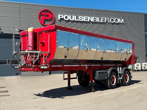 KLC Trailer 2-aks isoleret asfalt 26m3, Tip