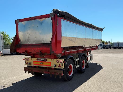 KLC Trailer 2-aks isoleret asfalt 26m3 Tip - 4