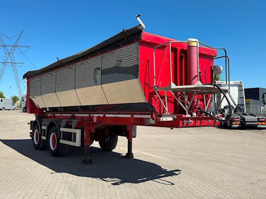 KLC Trailer 2-aks isoleret asfalt 26m3 Tip - 5