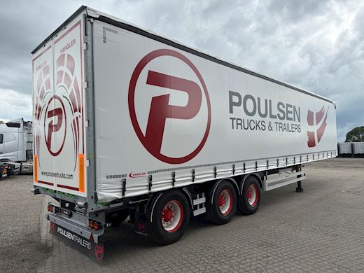 Hangler 3-aks 45-tons gardintrailer Nordic Gardin - 4