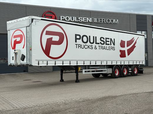 Hangler 3-aks 45-tons gardintrailer Nordic Gardin - 1