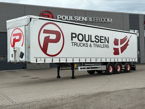 Hangler 3-aks 45-tons gardintrailer Nordic, Gardin