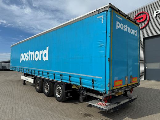 Krone 3-aks 13,60m gardintrailer folde-/slædelift Gardin - 2