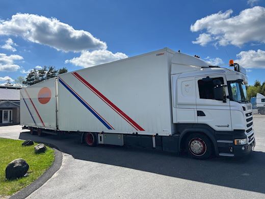 Scania R410 4x2 + Kel-Berg kærre Fast kasse - 5