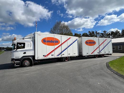 Scania R410 4x2 + Kel-Berg kærre Fast kasse - 2