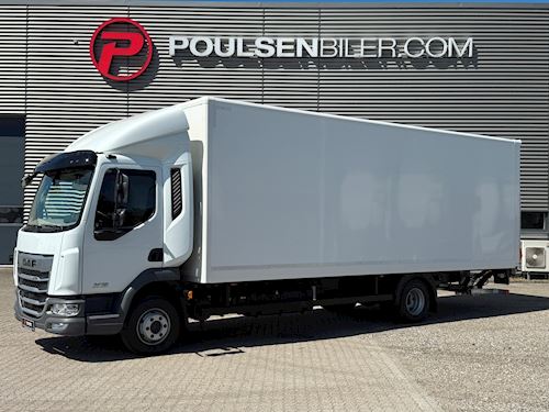 DAF XB 230 Fast Kasse m. lift, Koffer aufbau