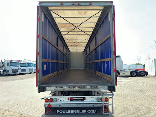Hangler 3-aks gardintrailer hævetag+skydetag Curtain-Sider - 7