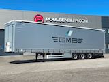 Hangler 3-aks mega gardintrailer hævetag + automatisk skydetag Gardin - 1