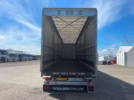 Hangler 3-aks mega gardintrailer hævetag + automatisk skydetag Gardin - 7