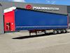 Kel-Berg 3-aks gardintrailer hårdttræ + kæpstokke Gardin