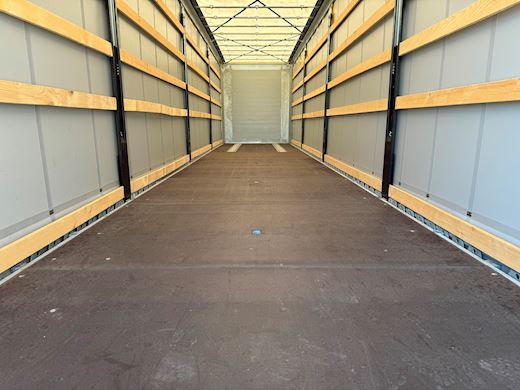 Hangler 3-aks gardintrailer hævetag + kæpstokke Curtains - 8