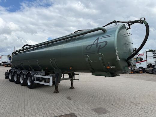 A.P. Gyllevogne 4-aks 38m3 gylletrailer Slurry Tanker - 8