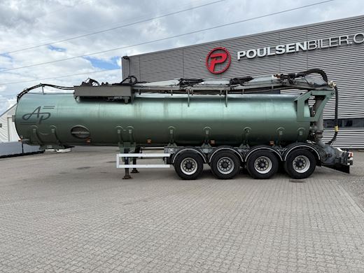 A.P. Gyllevogne 4-aks 38m3 gylletrailer Slurry Tanker - 2