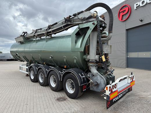 A.P. Gyllevogne 4-aks 38m3 gylletrailer Slurry Tanker - 3