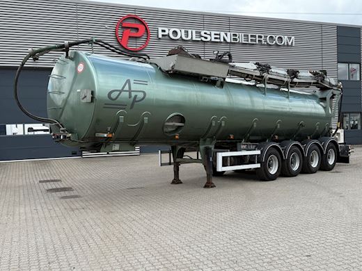 A.P. Gyllevogne 4-aks 38m3 gylletrailer Slurry Tanker - 1