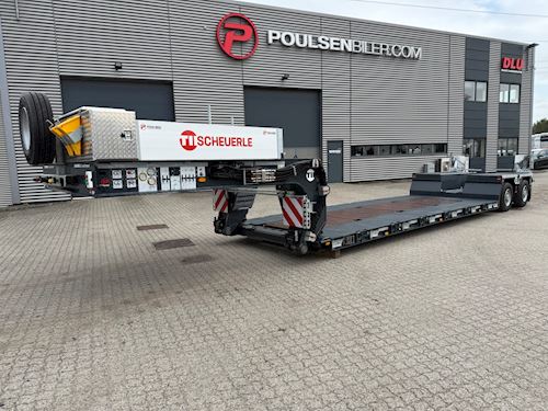 SCHEUERLE U9 FL02 EuroCompact sengetrailer, Nedbygget med seng