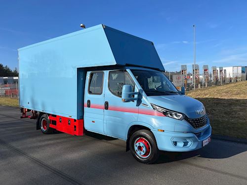 Iveco Daily 70C18 dobbelt cab, Fast kasse