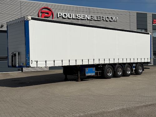BP Trailer 4-aks gardintrailer med truckbeslag, Curtains