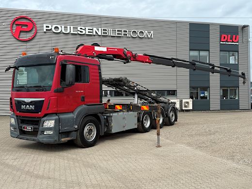 MAN TGS 35-480 m. HMF 2620-K5 kran Abroller/Kran - 3