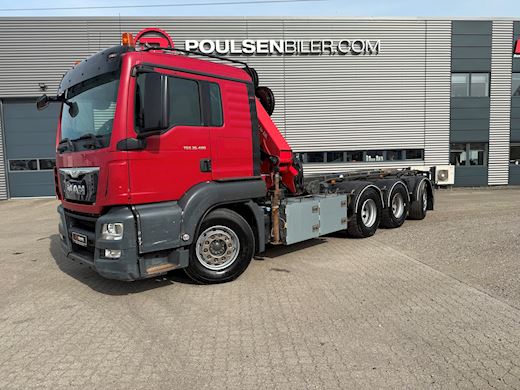 MAN TGS 35-480 m. HMF 2620-K5 kran Abroller/Kran - 2