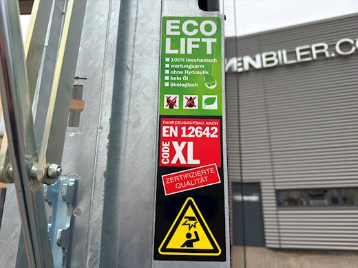 Hangler 3-aks 45-tons gardintrailer truckbeslag Curtains - 14