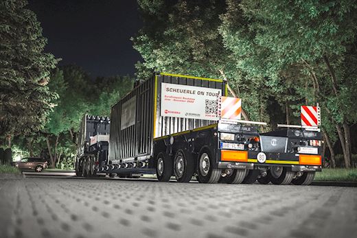 SCHEUERLE 3-aks U9 FL03 EuroCompact sengetrailer Nedbygget med seng - 7