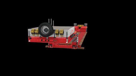 SCHEUERLE 3-aks U9 FL03 EuroCompact sengetrailer Nedbygget med seng - 8