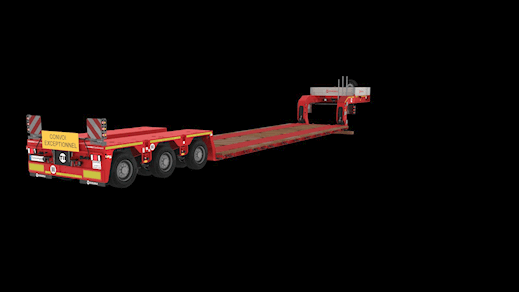 SCHEUERLE 3-aks U9 FL03 EuroCompact sengetrailer Nedbygget med seng - 12