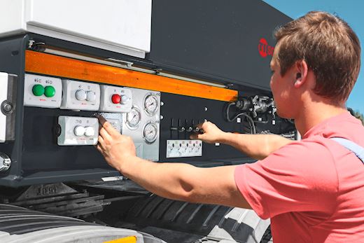 SCHEUERLE 3-aks U9 FL03 EuroCompact sengetrailer Nedbygget med seng - 15