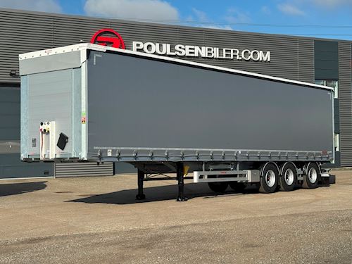 Hangler 3-aks 45-tons gardintrailer Nordic, Curtain-Sider