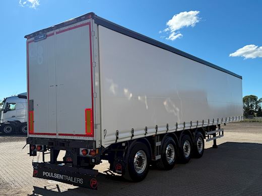 BP Trailer 4-aks med truck beslag Curtains - 4