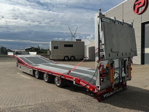 Hangler 3-aks maskintrailer m. heldækkende rampe Maskintrailer - 2