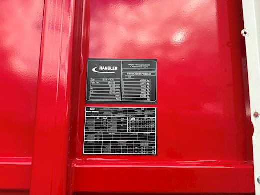 Hangler 15-meter halmtrailer / åben trailer open - 12