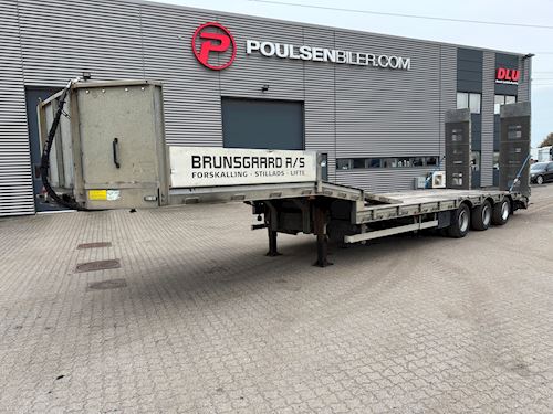 BP Trailer 3-aks 12,50m maskintrailer til krantrækker, Maskintrailer