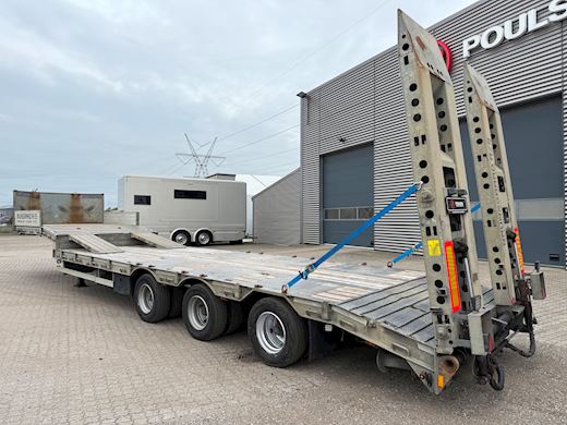 BP Trailer 3-aks 12,50m maskintrailer til krantrækker Maskintrailer - 2