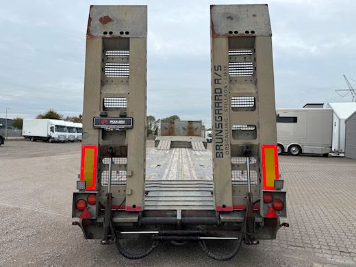 BP Trailer 3-aks 12,50m maskintrailer til krantrækker Maskintrailer - 3