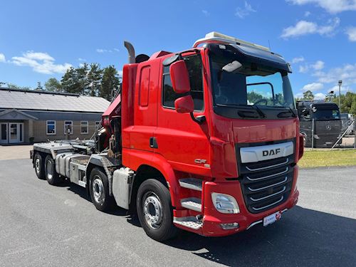 DAF CF480 8x2*6 HMF 3220K6, Pulley/crane